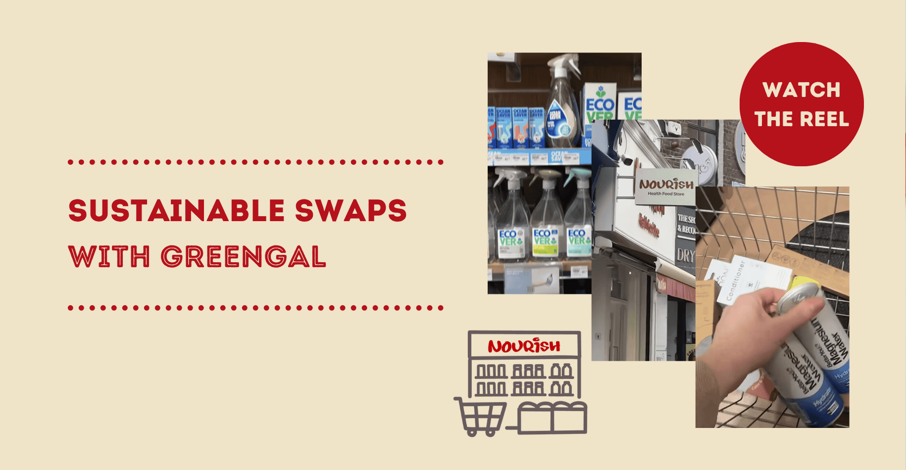 Sustainable Swaps with Green Gal - Click to watch the Instagram reel.